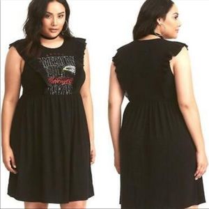 NWOT Torrid Motorcycle Black Dress Sz 16